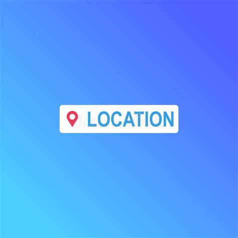 Location Instagram Social Media Button Template Icon User Interface