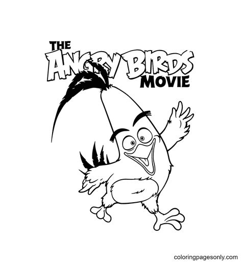 Angry Birds Movie Coloring Pages Coloringpagesonly