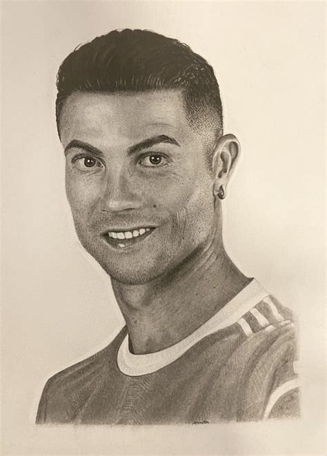 Cristiano Ronaldo Pencil Drawing