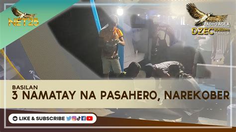 3 Pang Namatay Na Pasahero Sa Nasunog Na Barko Sa Basilan Narekober