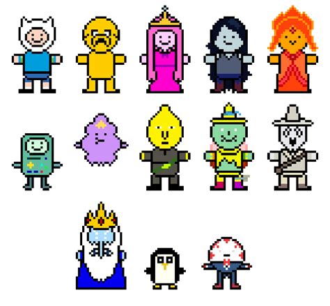 Pixel Arte Hora De Aventuras Hora De Aventura Libros Para Colorear