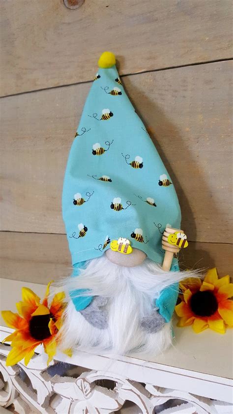 Bee Gnome Honey Bee Gnome Bumblebee Gnome Gnome Decor Etsy Canada