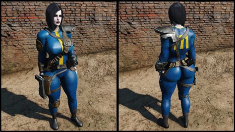 Vault Tec Jumpsuits Redux Classic And Teasing Standalone Cbbe Twb