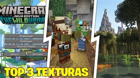 🔥 Top 3 Texturas Para Seu Minecraft Pe 1 19 Youtube