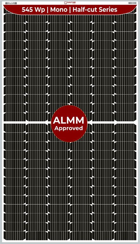 Gautam Solars Wp Series Of Bb Mono Solar Panels Are Now Almm