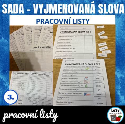 Sada Vyjmenovan Slova Pl Lesy N Pad Cz