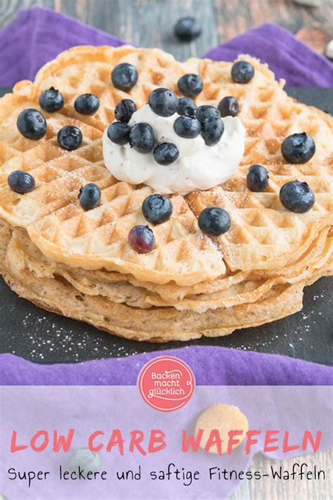 Low Carb Waffeln Ohne Zucker Mehl Und Proteinpulver Rezept Low