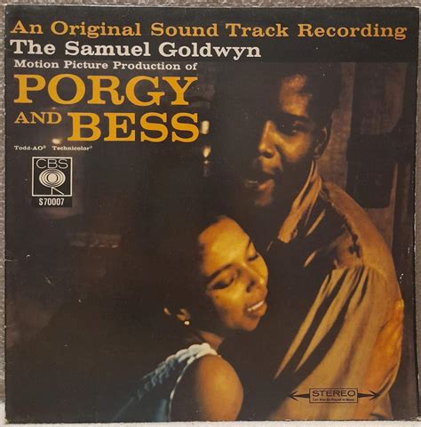 LP Samuel Goldwyn Porgy And Bess Original Sound Track Recording EX