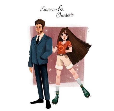 An Illustration Of A Man And Woman Dressed Up As Characters From The