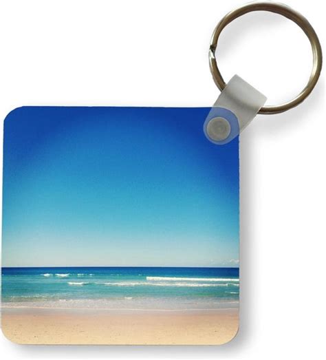 Sleutelhanger Uitdeelcadeautjes Strand Zee Blauw Plastic Bol