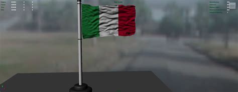 Italy Flag 3d Model Cgtrader