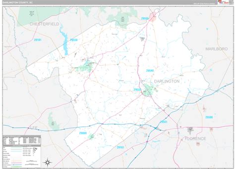 Darlington County Map