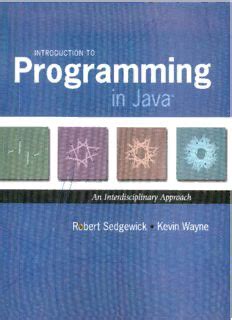 Introduction To Programming In Java An Interdisciplinary Approach Pdf