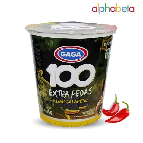 Jual Mie Cup Gaga Extra Pedas Kuah Jalapeno Gr Mie Instant Cup