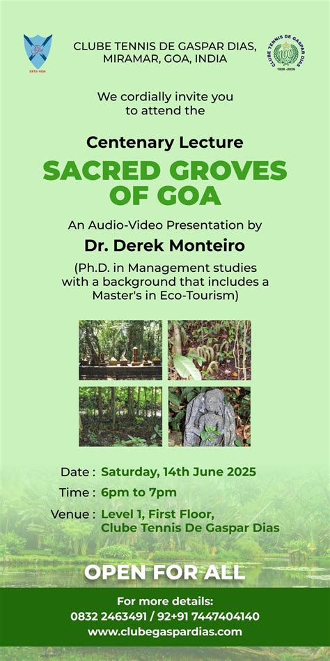 goas sacred groves traditions biodiversity  centerstage  clube