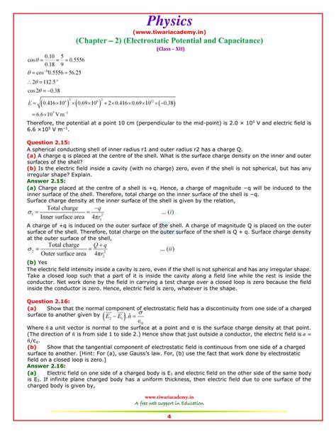 NCERT Solutions for Class 12 Physics Chapter 2