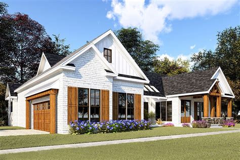 Plan Mk Country Craftsman House Plan With Bonus Room Above Garage