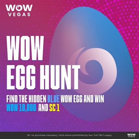 WOW Vegas - 🌟🔍 Attention, Egg Hunters! A secret Blue egg is hidden in