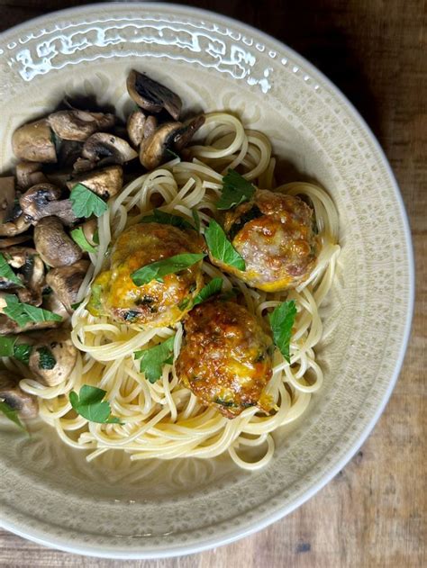 Spaghetti Aux Boulettes De Porc Et Cheddar Recette Facile