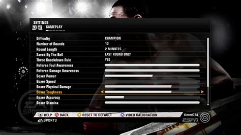 FIGHT NIGHT CHAMPION 2019 Settings YouTube