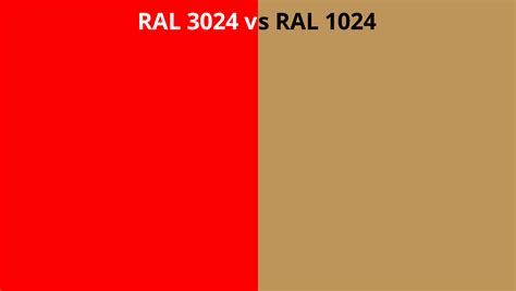 Ral 3024 Vs 1024 Ral Colour Chart Uk