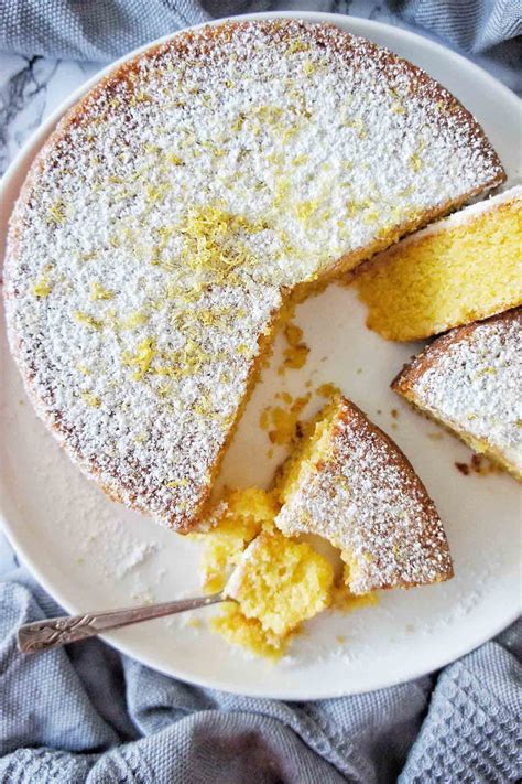 Lemon Polenta Cake Sweet Caramel Sunday