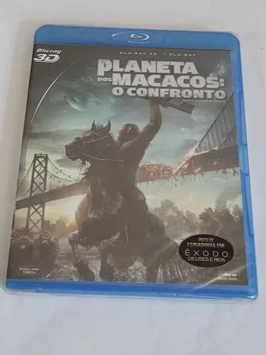 Blu Ray Filme Planeta Dos Macacos O Confronto 3d E 2d MercadoLivre