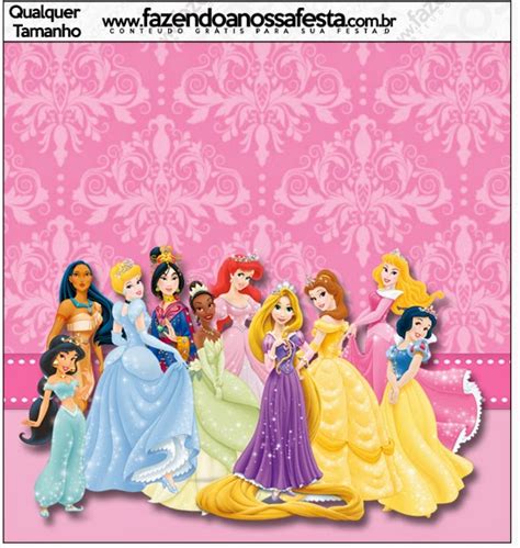 Princesas Disney Etiquetas Para Candy Bar Para Imprimir Gratis