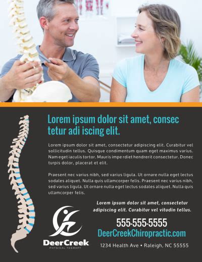 Chiropractic Flyer Templates Mycreativeshop