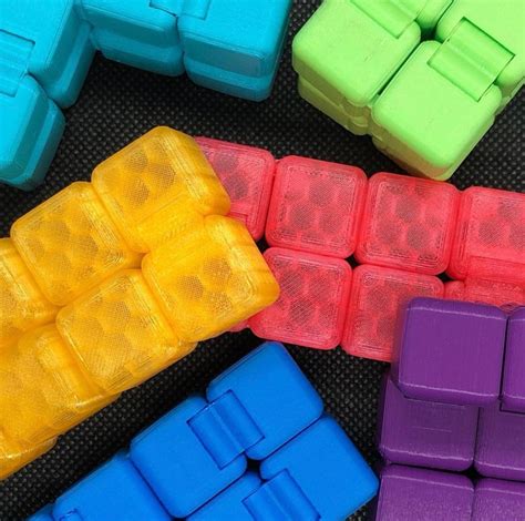 3D Printed Fidget Cube Infinity Cube Sensory Toy | Etsy