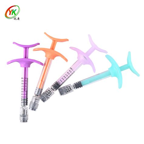 Medical Grade Sterile Ml Long Borosilicate Cosmetic Glass Syringe With