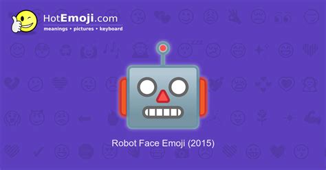 🤖 Robot Face Emoji Meaning with Pictures: from A to Z