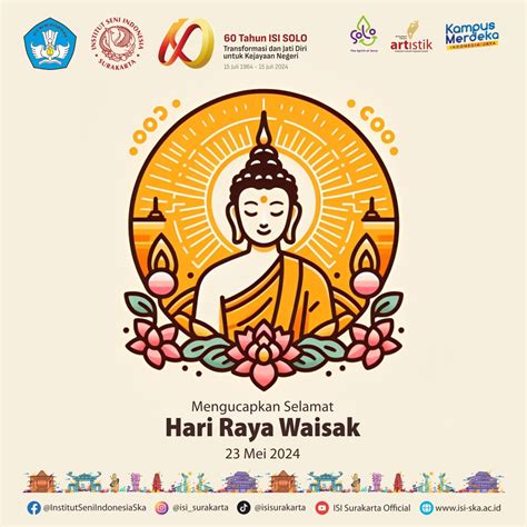 Selamat Hari Raya Waisak 2568 BE 2024 ISI Surakarta