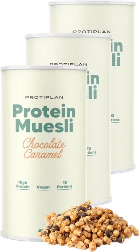 Protiplan Protein Muesli Chocolade Karamel Stuks X Gram Bol