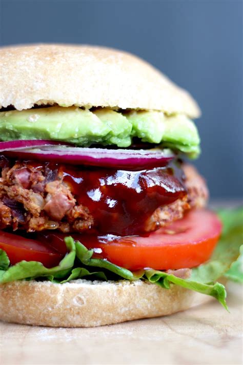 Easy BBQ Veggie Burger Recipe The Conscientious Eater