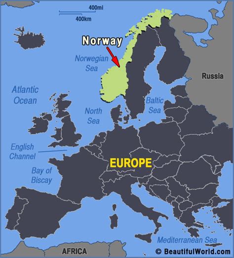 Map Of Norway Facts And Information Beautiful World Travel Guide