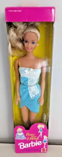 Vintage Fun To Dress Barbie With Terry Cloth Towel Doll Is New