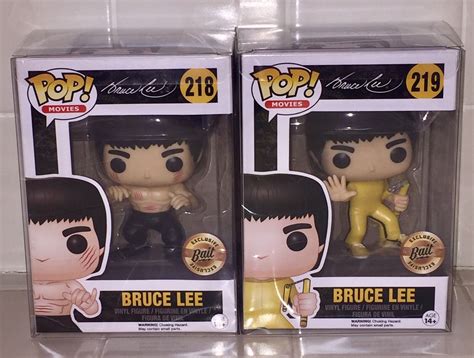 Bruce Lee Bait Funko Pop Set 218 And 219 Enter The Dragon And Game Of Death