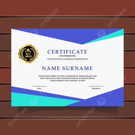 Elegant Certificate Design Templates Template Download On Pngtree