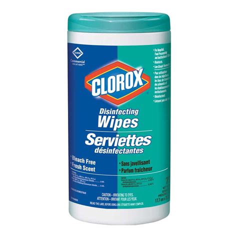 Clorox® Commercial Solutions® Disinfecting Wipes Fresh Scent 75 Bottle 284570