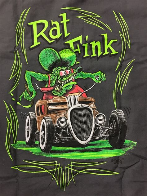 Hot Rod Embroidered Jacket Ed Roth S Rat Fink