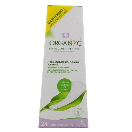 Organyc Fuites Urinaires Prot Ge Slips Pour Slip Et Tanga Flux L Ger