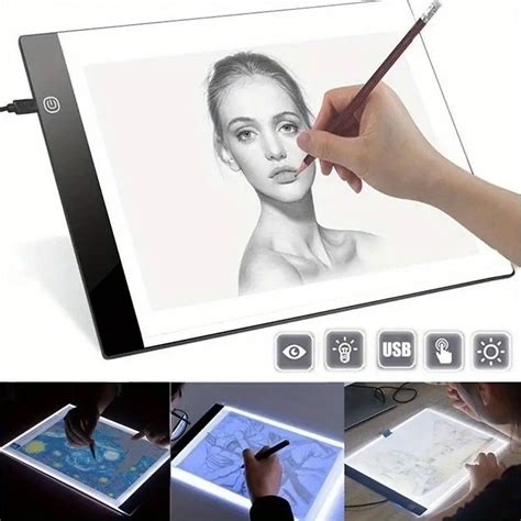 A5a4 Led Light Pad Drawing Diy Diamond Painting Temu