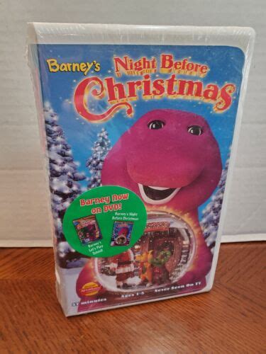 Barney Night Before Christmas Vhs 1999 New Sealed 45986020345 Ebay