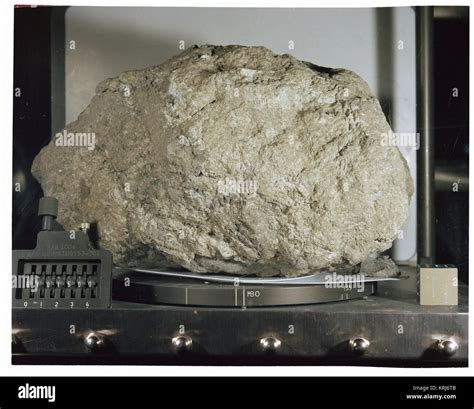 Lunar Sample 61016 Big Muley Stock Photo Alamy