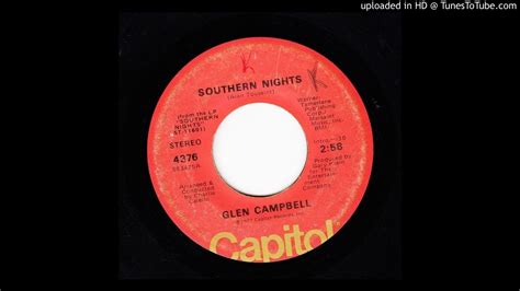 Southern Nights Glen Campbell Youtube