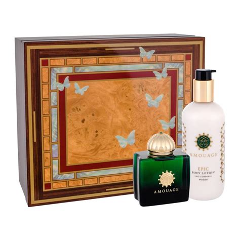 Amouage Epic Woman Geschenkset Edp 100 ml Körpermilch 300 ml