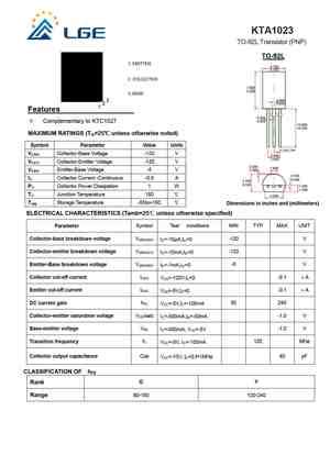 A Datasheet Equivalent Cross Reference Search Transistor Catalog