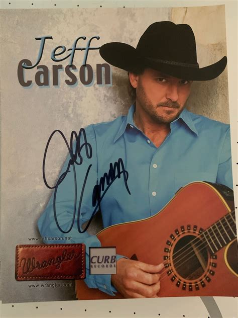 Signed Photo Blue Shirt | Jeff Carson