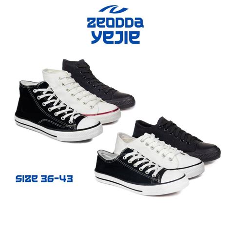 Jual Zeodda Free Box Yejie Sepatu Bertali Anti Slip Shoes Kanvas